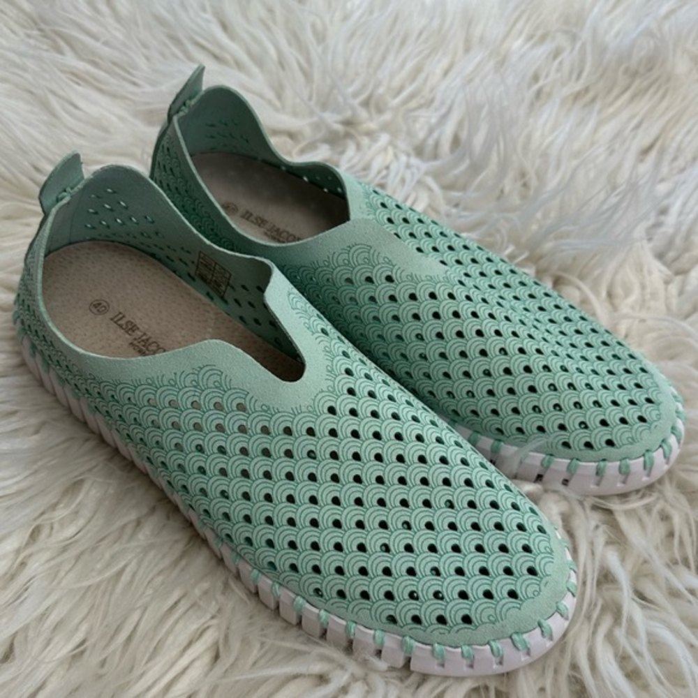 ILSE JACOBSEN TULIP SNEAKER LAUREL MINT GREEN SIZE‎ 40